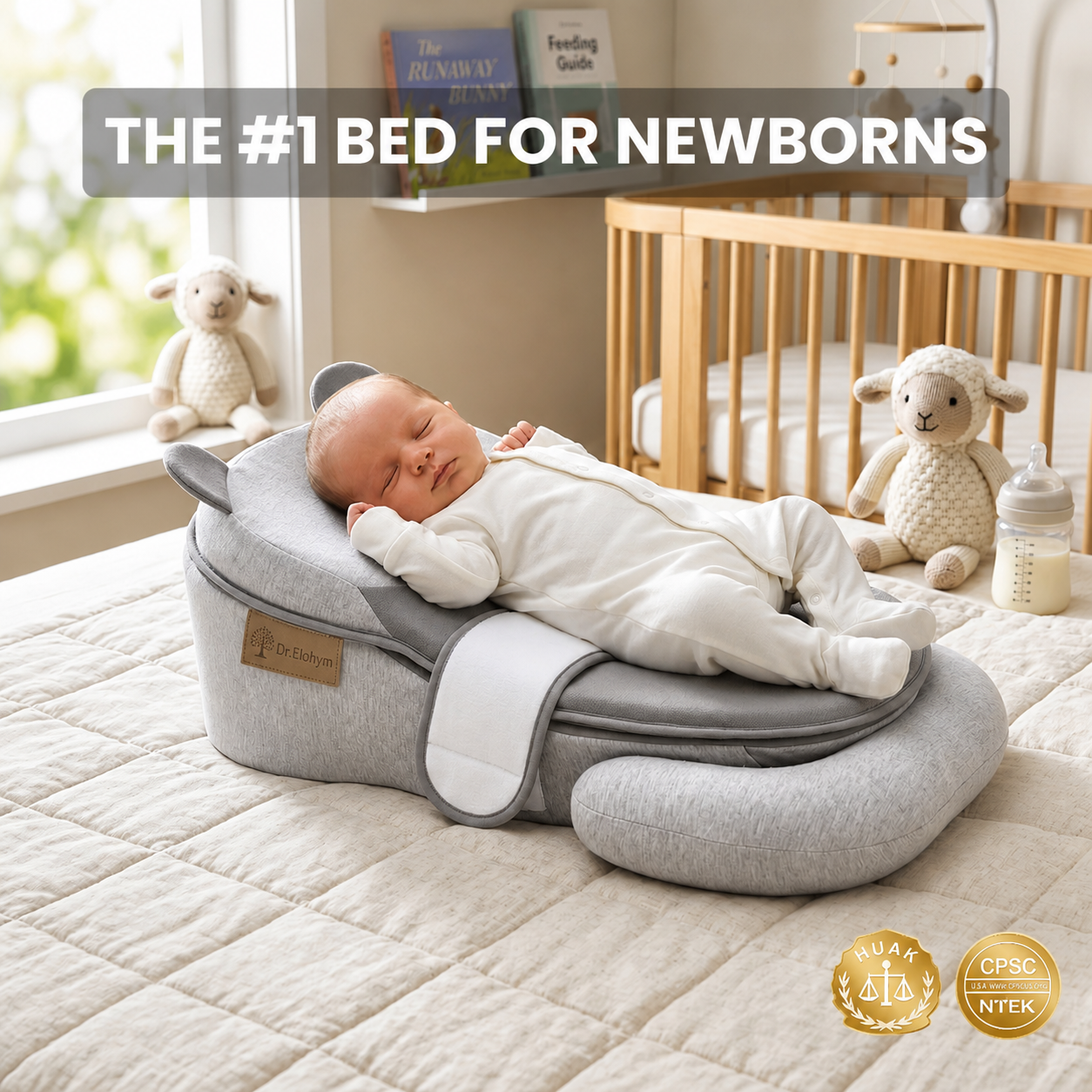 Dr.Elohym™️ - Baby Feeding Pillow & Nursing Support